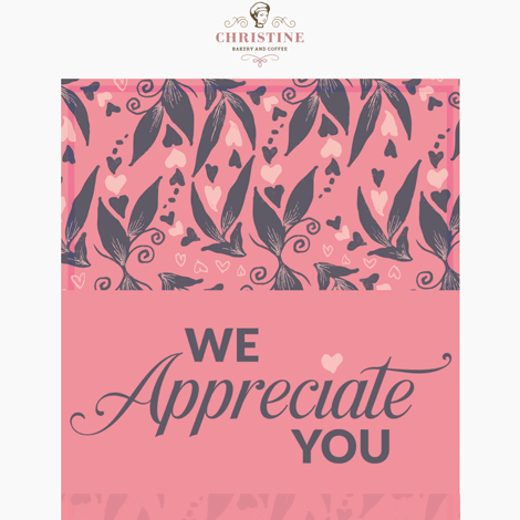 We Appreciate You Customer Valentine eCard